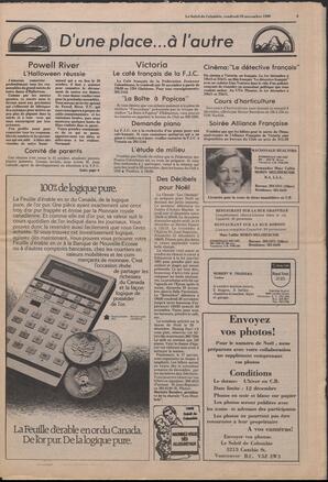 Le Soleil de Colombie, November 28, 1980, page 3