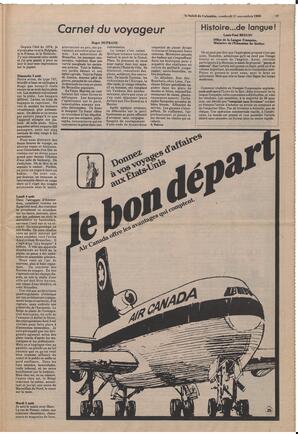 Le Soleil de Colombie, November 21, 1980, page 17