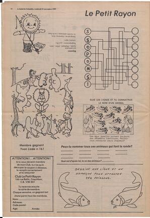 Le Soleil de Colombie, November 21, 1980, page 14