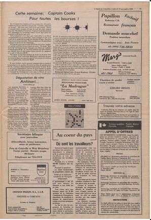 Le Soleil de Colombie, November 21, 1980, page 13