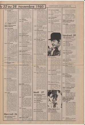 Le Soleil de Colombie, November 21, 1980, page 11