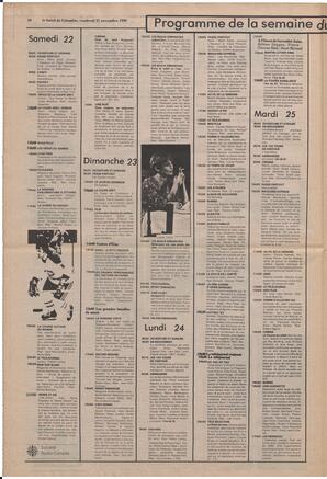 Le Soleil de Colombie, November 21, 1980, page 10