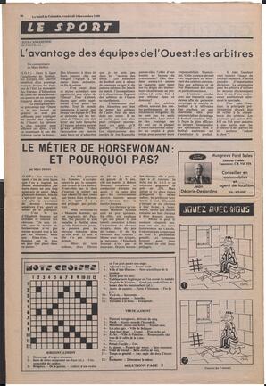 Le Soleil de Colombie, November 14, 1980, page 20