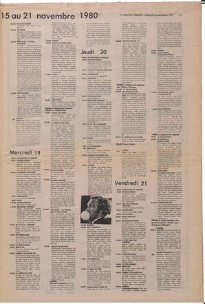 Le Soleil de Colombie, November 14, 1980, page 11