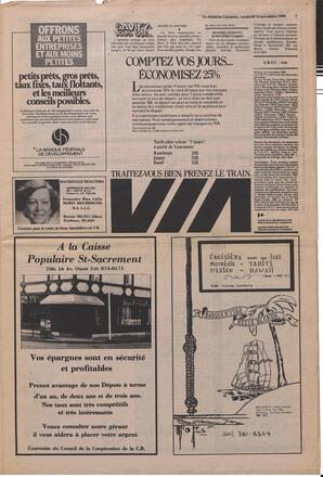 Le Soleil de Colombie, November 14, 1980, page 7