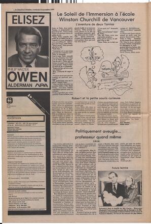 Le Soleil de Colombie, November 14, 1980, page 6