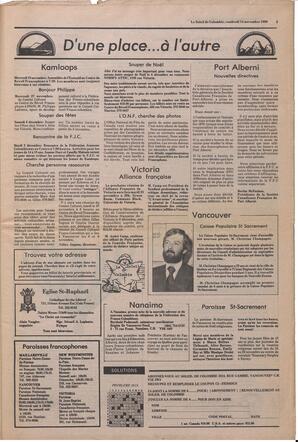 Le Soleil de Colombie, November 14, 1980, page 3