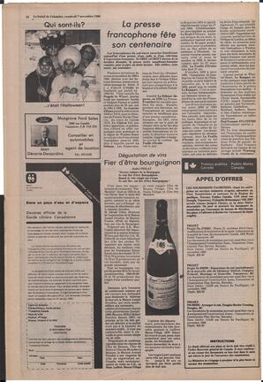 Le Soleil de Colombie, November 7, 1980, page 16
