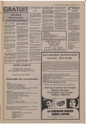 Le Soleil de Colombie, November 7, 1980, page 15