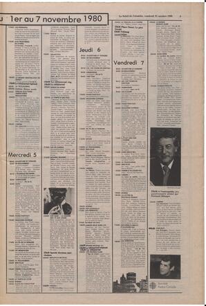 Le Soleil de Colombie, October 31, 1980, page 9