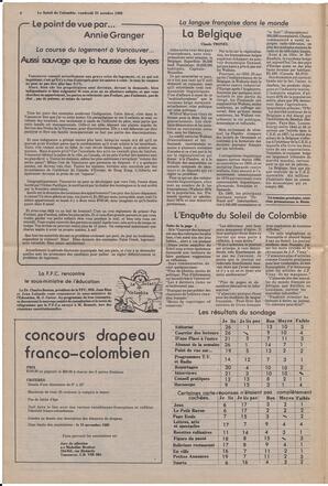 Le Soleil de Colombie, October 31, 1980, page 4