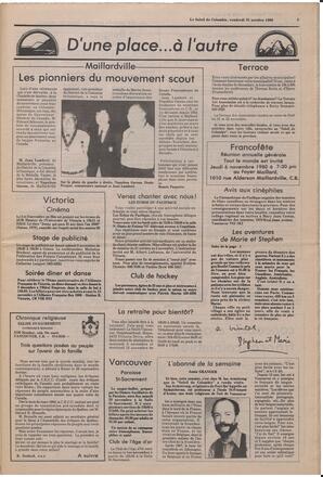 Le Soleil de Colombie, October 31, 1980, page 3
