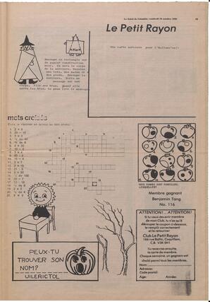 Le Soleil de Colombie, October 24, 1980, page 13