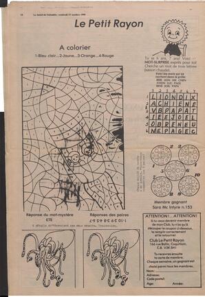 Le Soleil de Colombie, October 17, 1980, page 12