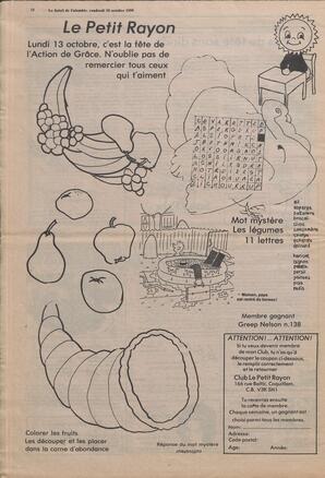 Le Soleil de Colombie, October 10, 1980, page 12