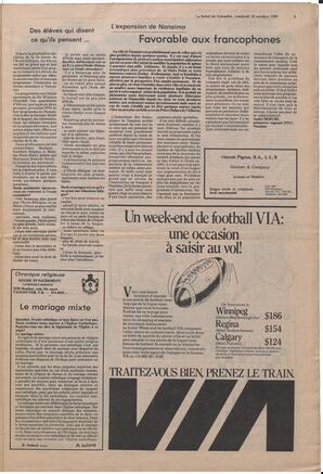 Le Soleil de Colombie, October 10, 1980, page 5