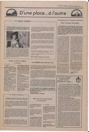 Le Soleil de Colombie, September 26, 1980, page 3
