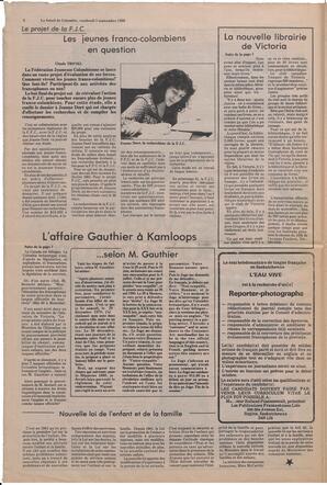 Le Soleil de Colombie, September 5, 1980, page 8