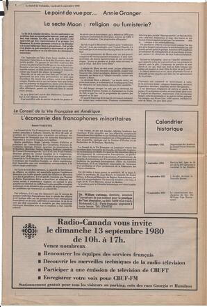 Le Soleil de Colombie, September 5, 1980, page 4