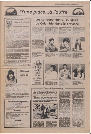 Le Soleil de Colombie, September 5, 1980, page 3