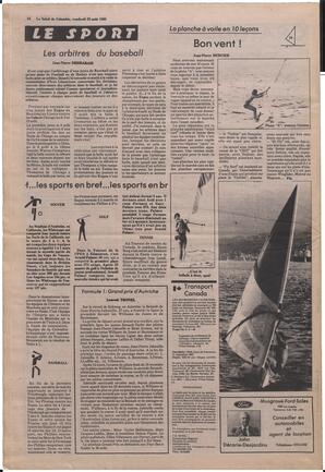 Le Soleil de Colombie, August 22, 1980, page 16