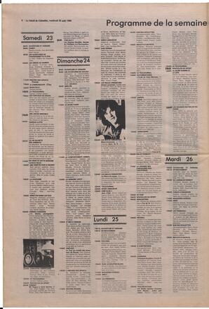Le Soleil de Colombie, August 22, 1980, page 8