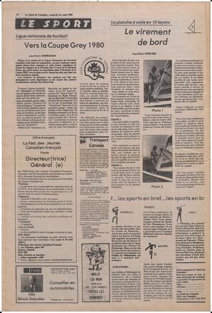 Le Soleil de Colombie, August 1, 1980, page 16