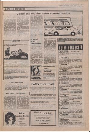 Le Soleil de Colombie, August 1, 1980, page 11