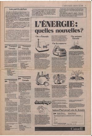 Le Soleil de Colombie, August 1, 1980, page 5