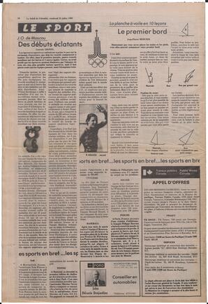 Le Soleil de Colombie, July 25, 1980, page 16