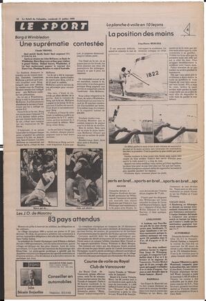 Le Soleil de Colombie, July 11, 1980, page 16