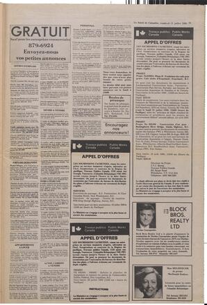 Le Soleil de Colombie, July 11, 1980, page 15