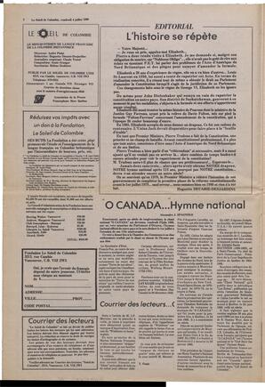 Le Soleil de Colombie, July 4, 1980, page 2