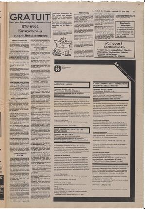 Le Soleil de Colombie, June 27, 1980, page 19