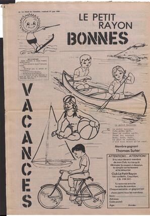 Le Soleil de Colombie, June 27, 1980, page 16