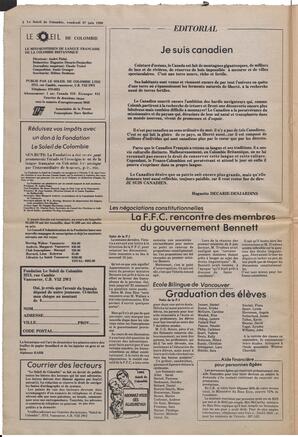 Le Soleil de Colombie, June 27, 1980, page 2