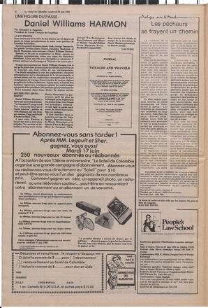 Le Soleil de Colombie, June 20, 1980, page 8
