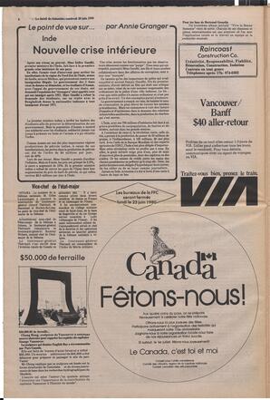 Le Soleil de Colombie, June 20, 1980, page 4