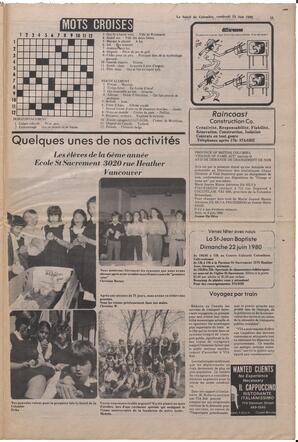 Le Soleil de Colombie, June 13, 1980, page 13