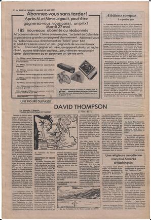 Le Soleil de Colombie, May 30, 1980, page 16