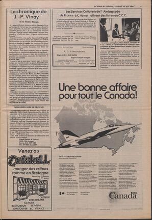 Le Soleil de Colombie, May 16, 1980, page 5