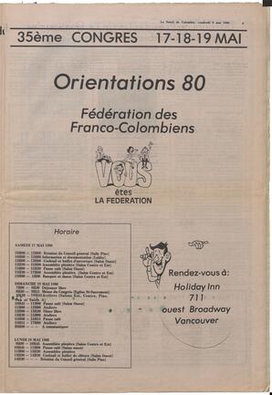 Le Soleil de Colombie, May 9, 1980, page 9