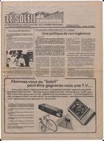 Le Soleil de Colombie, April 25, 1980