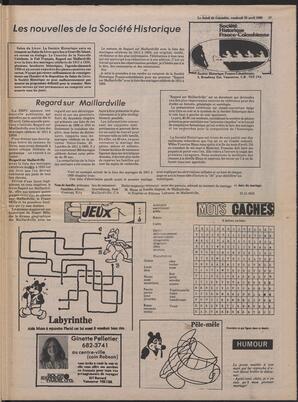Le Soleil de Colombie, April 25, 1980, page 17