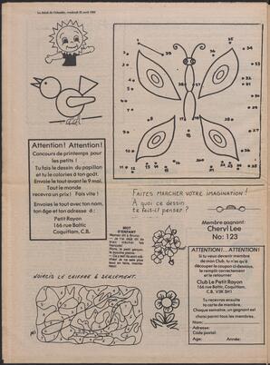 Le Soleil de Colombie, April 25, 1980, page 16