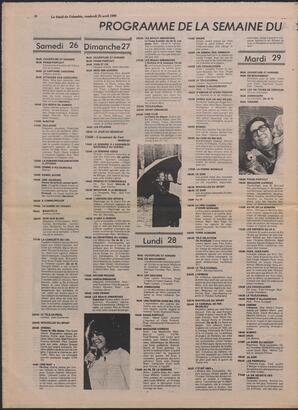 Le Soleil de Colombie, April 25, 1980, page 10