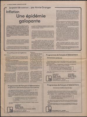 Le Soleil de Colombie, April 25, 1980, page 4