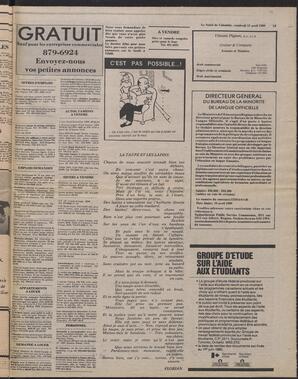 Le Soleil de Colombie, April 11, 1980, page 19