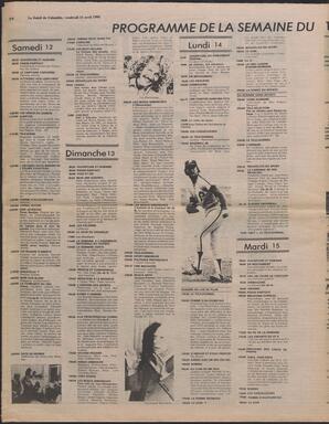 Le Soleil de Colombie, April 11, 1980, page 10