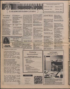 Le Soleil de Colombie, April 11, 1980, page 6